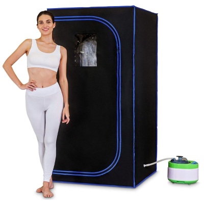 SereneLife Full Size Portable Steam Sauna, Untested, E-Comm Return, Retail 269.99