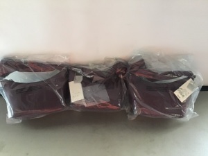 A New Day, Burgundy Purse, LOT of 3, New, Retail - $25