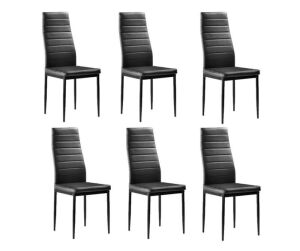 Zimtown 6 Pcs Modern Dining Chairs 