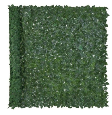 Outdoor Faux Ivy Privacy Screen Fence, 96x72in