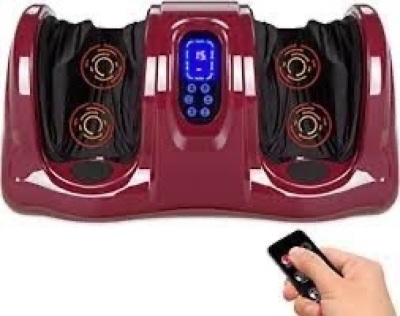 Therapeutic Foot Massager w/ High Intensity Rollers, Remote, 3 Modes