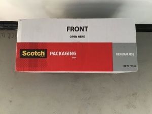 3M, Scotch Packing Tape, 6 Pack, New, Retail - $14.99