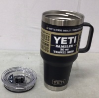 Yeti Rambler Travel Mug, Broken Lid, E-Comm Return