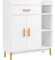 Homfa Scandinavian Storage Cabinet with Cupboard