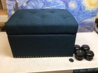 Convenience Concepts 5th Ave Storage Ottoman - E-Comm Return, Appears New&nbsp;