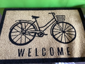 Welcome Mat, Bicycle, New, Retail - $47