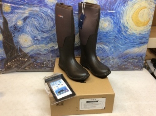 Hisea Waterproof Insulated Neoprene Rubber Boot, Men's 7 - Appear New
