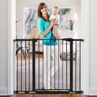 KingSo 29.5"-40.5" Extra Wide Baby Gate, 30" Tall with Swing Door&nbsp;