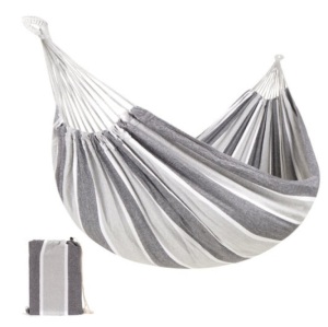 2-Person Brazilian-Style Double Hammock w/ Portable Carrying Bag, Steel