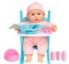 Realistic Baby Doll with Soft Body, Highchair, Potty, Accessories - 12.5in