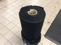 Mutual Industries&nbsp;Black Polypropylene Non-Woven Geotextile Fabric&nbsp;3' x 300' - Appears New&nbsp;873&nbsp;