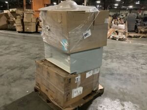 Pallet of Bathroom Vanities - Uninspected, Store Return, Straight Off a Truck