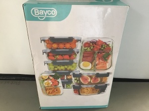 Bayco, 10 Pack, Storage Containers, Like New, Retail - $39.99