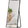 Large Full Length Mirror, Wall Hanging & Leaning Floor Mirror - 65x22in