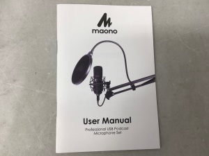 Maono Podcast Microphone Set, Appears new