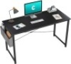 Cubiker 47" Modern Simple Computer Desk&nbsp;with Storage Bag, Black - Appears New&nbsp;&nbsp;