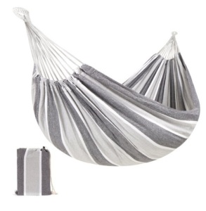 2-Person Brazilian-Style Double Hammock w/ Portable Carrying Bag, Steel