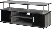 Convenience Concepts Designs2Go Monterey TV Stand, Weathered&nbsp;Gray/Black - Appears New&nbsp;&nbsp;