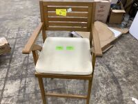 Wooden Chair with Cushion