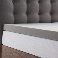 LUCID 3 Inch Bamboo Charcoal Memory Foam Mattress Topper,&nbsp;Queen - E-Comm Return, Appears New&nbsp;&nbsp;