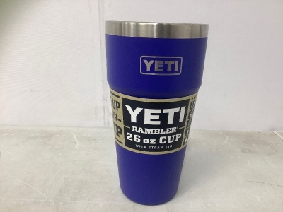 Yeti Rambler 26oz Cup, Missing Lid, E-Comm Return