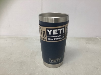 Yeti Rambler Tumbler, Missing Lid, E-Comm Return