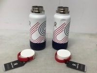 Lot of (2) Hydro Flask Bottles, Damaged, E-Comm Return, Retail&nbsp;105.90