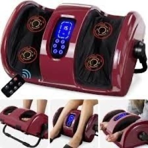 (REPACKAGED) Reflexology Shiatsu Foot Massager w/ High-Intensity Rollers, Remote Control