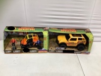 Lot of (2) Imagination Adventure Playsets, Some Missing Pieces, E-Comm Return