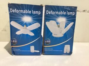 Lot of (2) LED Deformable Light Bulbs 60W