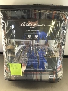 Eddie Bauer Home, Twin, Comforter Set, Like New, Retail - $79.99