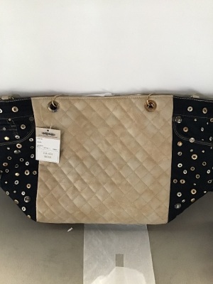 Lee Li, Purse, Beige/Denim, New, Retail - $19.99