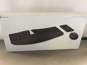 Microsoft, Sculpt Ergonomic Desk Top Keyboard, New, Retail - $185