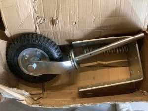 8-inch Gate Wheel Casters Kit, Appears New/Box Damaged