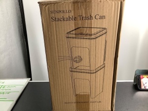 Stackable Trash Can, Appears New