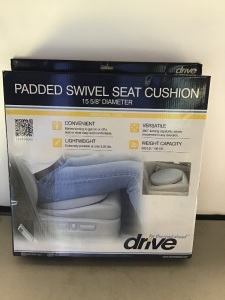 Drive, Padded Swivel Seat Cushion, 15 5/8" Diameter, Like New, Retail - $32
