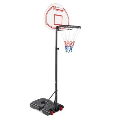 Kids Height-Adjustable Basketball Hoop, Portable Backboard System w/ Wheels, Appears New