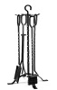 Delxo, 5 Piece, Fire Place Tools, Black, Like New, Retail - $49.99