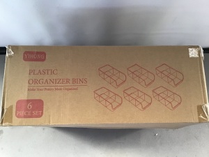Yihong, Plastic Pantry Organizer Bins, Like New, retail - $28.99