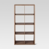 13" 8 Cube Organizer Shelf in Weathered Gray. Appears New