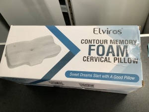 Contour Memory Foam Cervical Pillow, Appears New