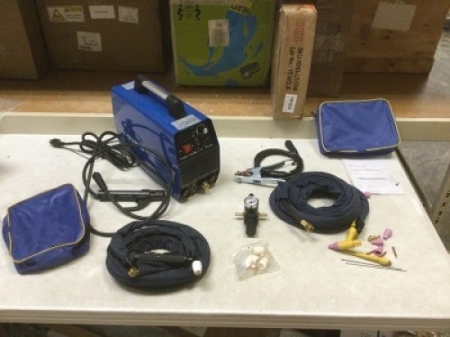 3 In 1 Plasma Cutter Tig / Mma Stick/arc Torch Welder Ct312 Blue Welding Machine. Untested E-Commerce Return