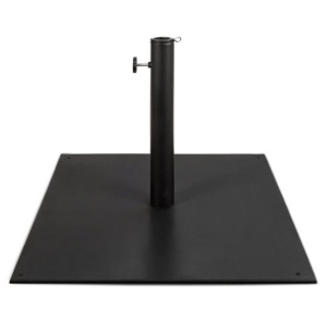 Steel Umbrella Base, Patio Stand w/ Tightening Knob & Anchor Holes - 38.5lb, Appears New