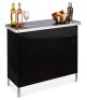 Portable Pop-Up Bar Table w/ Carrying Case, Removable Skirt, Appears New