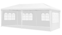 10 ft. x 20 ft. White Canopy Tent Wedding Party Tent with Carry Bag