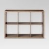 Threshold 6 Cube Organizer Shelf 13" in Gray Finish. Appears New