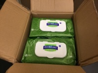 FitRight Aloe Quilted Heavyweight Personal Cleansing Cloth Wipes, Unscented, 12 Packs of 48 - Appears&nbsp;New&nbsp;