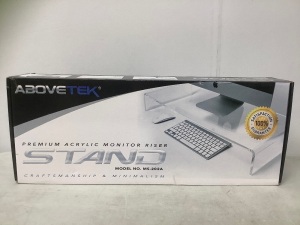 AboveTek Acrylic Monitor Stand, Appears New