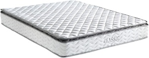 Classic Brands Serena Pillow Top Innerspring 10-Inch Mattress, Queen - Appears New  