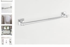 Pottery Barn, Peaerson, Towel Bar, Like New, Retail - $69